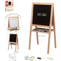 Groot multifunctioneel houten bord - JEUJURA - Krijt- en magnetisch whiteboard
