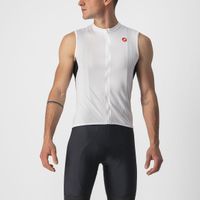 Castelli Entrata VI mouwloos fietsshirt wit heren XL