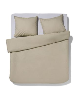 HEMA Dekbedovertrek 240x200/220cm zacht katoen grijs groen (groen)