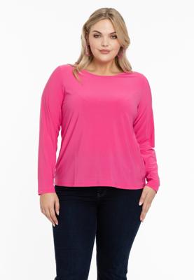 Yoek Shirt long sleeve | Roze | Maat 50/52