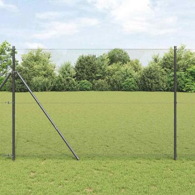 Gelaste draadhek Grijs 1.5 x 25 m Staal