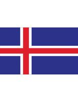 Vlag IJsland - 90x150 cm - thumbnail