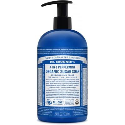 Dr. Bronner's Peppermint Shikakai Organic Sugar Soap 709ml