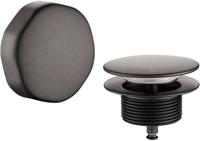 Saqu Base afbouwdeel voor badafvoercombinatie gun metal Saqu Base afbouwdeel voor badafvoercombinatie gun metal