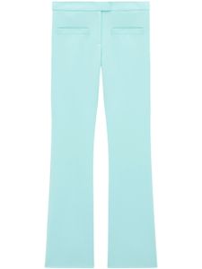 Courrèges pantalon de tailleur à taille basse - Bleu