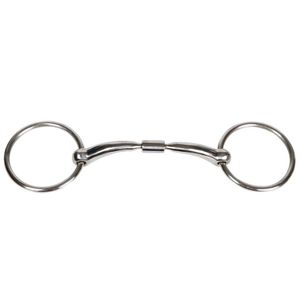 Harrys Horse Anatomisch dubbel Roll-R 14mm watertrens grijs maat:13,5