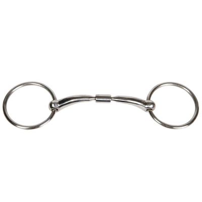 Harrys Horse Anatomisch dubbel Roll-R 14mm watertrens grijs maat:13,5