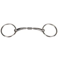 Harrys Horse Anatomisch dubbel Roll-R 14mm watertrens grijs maat:13,5