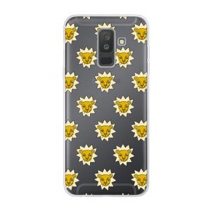 Leeuwenkoppen: Samsung Galaxy A6 Plus (2018) Transparant Hoesje