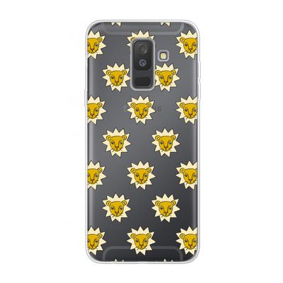 Leeuwenkoppen: Samsung Galaxy A6 Plus (2018) Transparant Hoesje