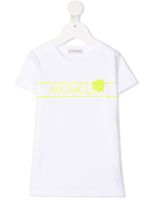 Moncler Enfant t-shirt à logo imprimé - Blanc