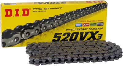 D.I.D Chain did 520 vx3 120 n gray/gray open