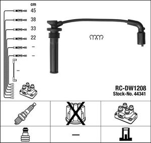 Bougiekabel Rc-dw1208 Chevrolet RCDW1208