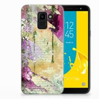 Smartphone hoesje Samsung Galaxy J6 2018 Letter Painting