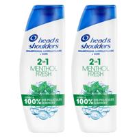 Head&Shoulders Head & Shoulders 2in1 Shampoo+Conditioner Menthol Fresh 2x300ml Head&Shoulders Head & Shoulders 2in1 Shampoo+Conditioner Menthol Fresh 2x300ml
