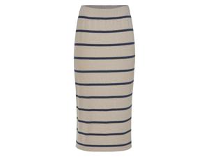 esmara Dames rok (Beige/marineblauw, S (36/38))