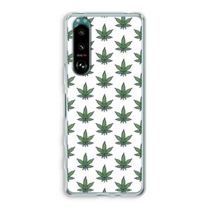 Weed: Sony Xperia 5 III Transparant Hoesje