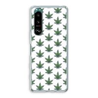 Weed: Sony Xperia 5 III Transparant Hoesje