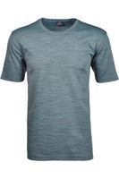 RAGMAN Soft Knit Regular Fit T-Shirt ronde hals blauw-grijs, Melange