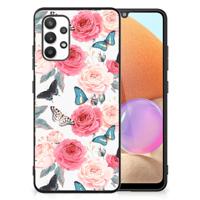 Samsung Galaxy A32 4G | A32 5G Enterprise Editie Bloemen Hoesje Butterfly Roses