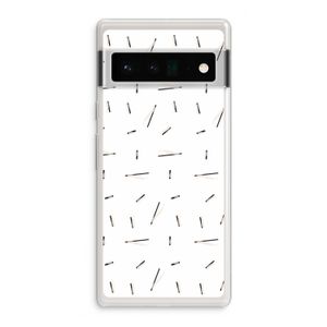 Hipster stripes: Google Pixel 6 Pro Transparant Hoesje