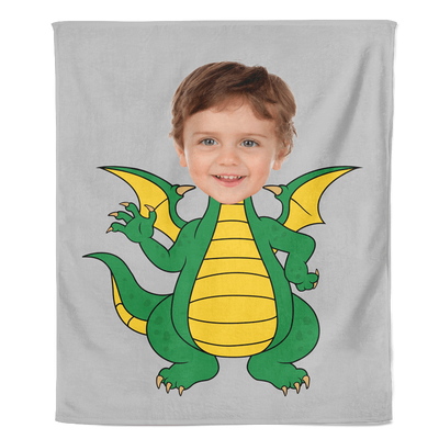 Cartoon Fleecedeken Dragon - Pillow Buddies