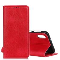 Magnetische Retro Crazy Horse textuur horizontale Flip leren Case voor Galaxy S10 5G met houder & kaartsleuven & fotolijstjes (rood)