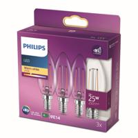 Philips 2W - E14 - 2700K - 250 lumen set van 3 - 929001238343