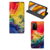 Bookcase Xiaomi Mi 11i | Poco F3 Watercolor Dark - thumbnail