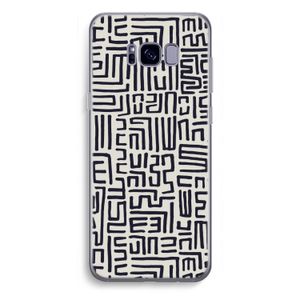 Moroccan Print: Samsung Galaxy S8 Plus Transparant Hoesje