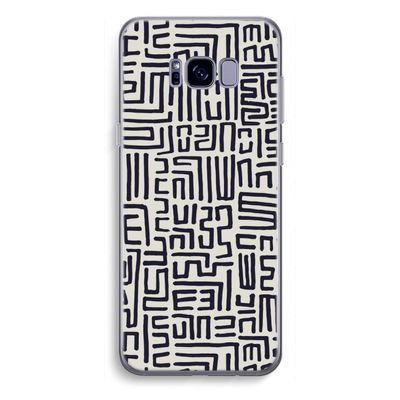 Moroccan Print: Samsung Galaxy S8 Plus Transparant Hoesje