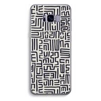 Moroccan Print: Samsung Galaxy S8 Plus Transparant Hoesje