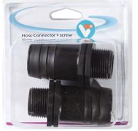 Hose Connector screw 40 mm 1 Inch vijveraccesoires - Vt