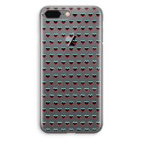 Hartjes: iPhone 8 Plus Transparant Hoesje