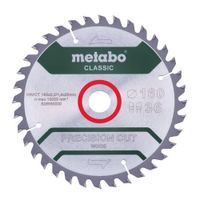 Metabo Accessoires Cirkelzaagblad | Precision Wood Classic | 160x20mm | Z36 WZ 10°/B - 628659000 - thumbnail