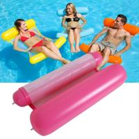 Opvouwbare dubbel-Purpose rugleuning hangmat met net grootte: 130x73cm (roze)