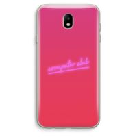 Vice Glow: Samsung Galaxy J7 (2017) Transparant Hoesje Vice Glow: Samsung Galaxy J7 (2017) Transparant Hoesje