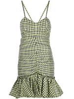 Philosophy Di Lorenzo Serafini robe courte à carreau vichy - Jaune