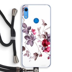 Mooie bloemen: Huawei Y6s Transparant Hoesje met koord