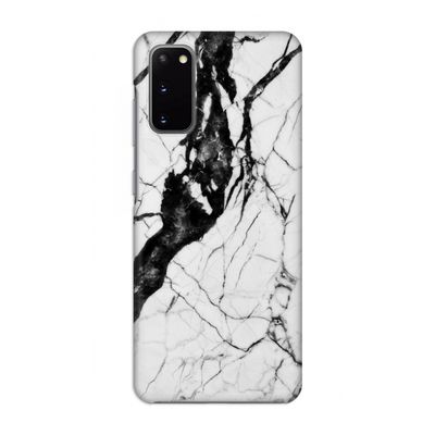 Witte marmer 2: Volledig geprint Samsung Galaxy S20 Hoesje