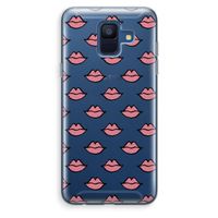 Lipjes: Samsung Galaxy A6 (2018) Transparant Hoesje