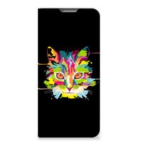 OPPO Reno8 Lite Magnet Case Cat Color - thumbnail