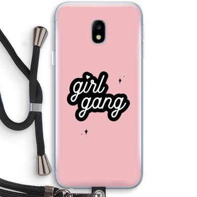 Girl Gang: Samsung Galaxy J3 (2017) Transparant Hoesje met koord