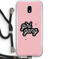 Girl Gang: Samsung Galaxy J3 (2017) Transparant Hoesje met koord