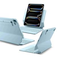iPad Pro 13" (2025) Rebound Magnetische Tastatur Hülle 360 - DE-Layout-Blau