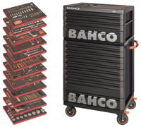 Bahco Gereedschapswagen 26" E77 met 9 lades | topkast met 4 lades | zwart | voor algemeen gebruik | inclusief 12 gevulde lades - 560-delig - XLARGE