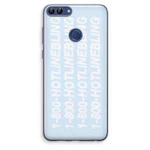 Hotline bling blue: Huawei P Smart (2018) Transparant Hoesje