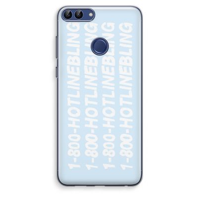 Hotline bling blue: Huawei P Smart (2018) Transparant Hoesje