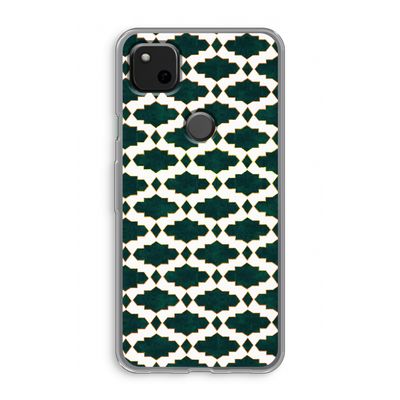 Moroccan tiles: Google Pixel 4a Transparant Hoesje