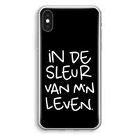 De Sleur: iPhone X Transparant Hoesje